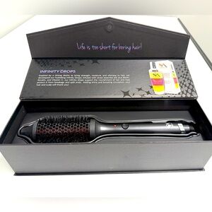 Straight Ahead Pro Styler Thermal Infrared Brush – Platinum Collection NIB